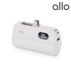 [알로코리아] 초미니 라이트닝/C타입 2in1 고속보조배터리 allo502DPD [5000mAh]