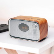 원목 블루투스 라디오 스피커 한국어음성지원 EM-04