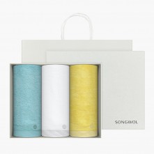 [송월타올] 160g 송월 샤보렌 물결 (3매+쇼핑백)